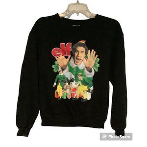 Elf Christmas Juniors Holiday Sweatshirt Will Ferrell Buddy the Elf Size XS